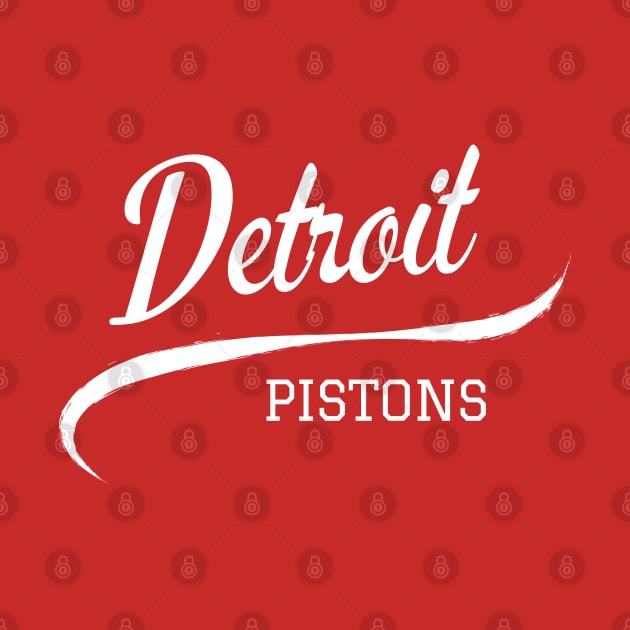 Pistons Retro by CityTeeDesigns