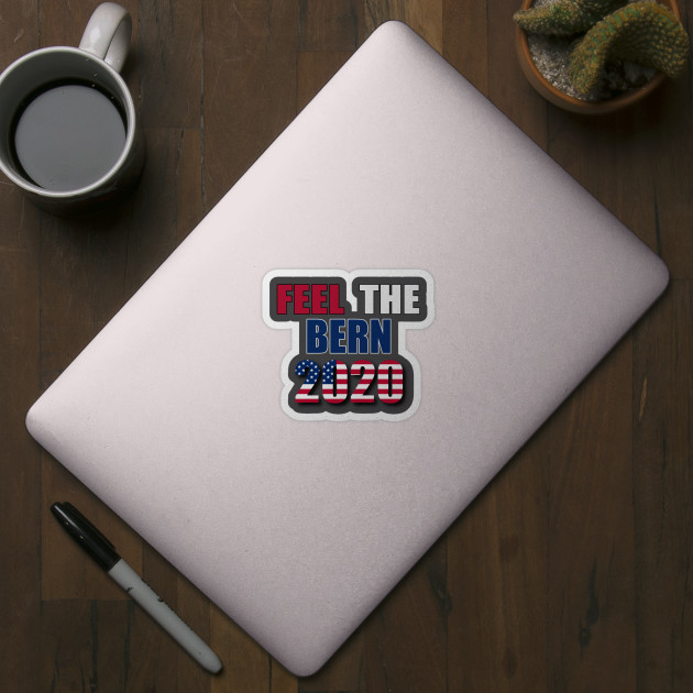 Mug BERNIE SANDERS 2020 Decal Sticker for Car Laptop FEEL THE BERN