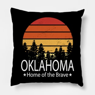 Oklahoma, Home of the brave, Oklahoma State Pillow