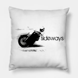 flat track - sideways Pillow