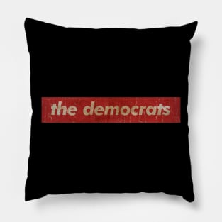 the democrats - SIMPLE RED VINTAGE Pillow