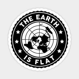 Flat Earth Circle Logo 2 Magnet