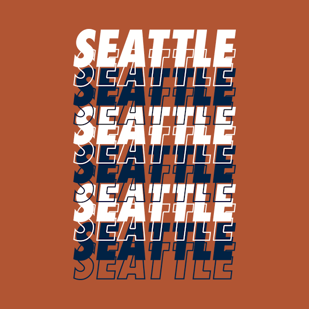 Seattle - Echo Graphic by downformytown