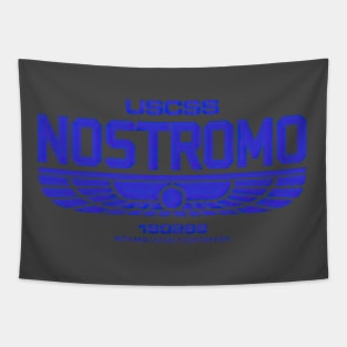 WeyLand -Yutani nostromo Blue logo Tapestry