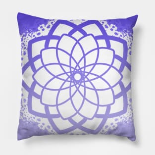 Violet Mandala Pillow