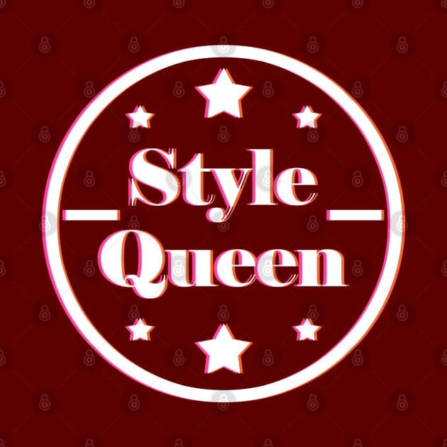 Style Queen Text Design by BrightLightArts
