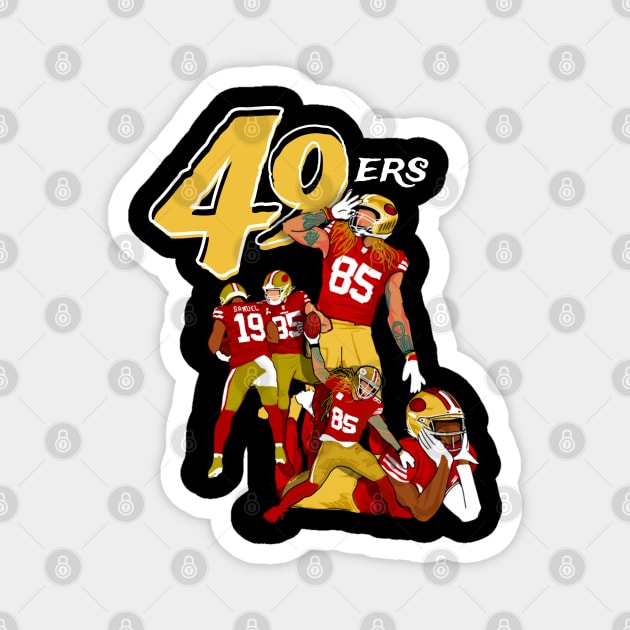 49ers Magnet by Mic jr