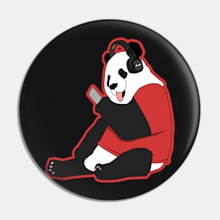 Panda Music Pin