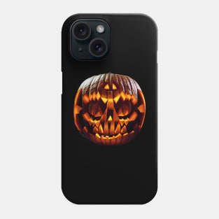 Scary Halloween Pumpkin Art Phone Case