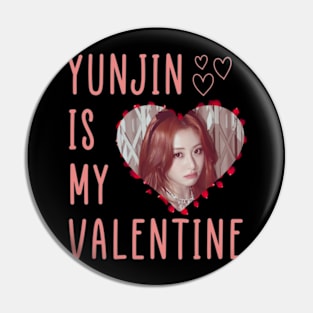 Yunjin Is My Valentine Le Sserafim Pin