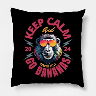 Baboon Style Pillow