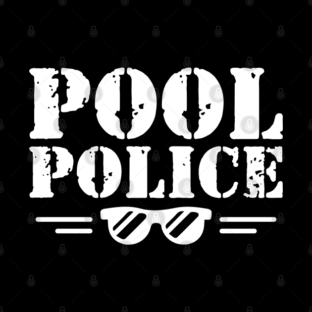 Pool Police w by KC Happy Shop