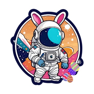 Easter Bunny in Space. T-Shirt