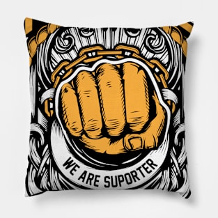 powerful suporter Pillow