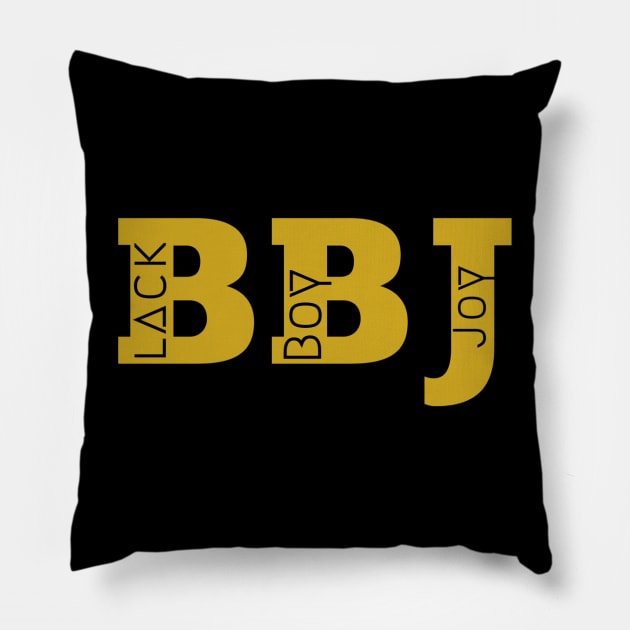 Black Boy Joy Pillow by F[_]CK A Designer