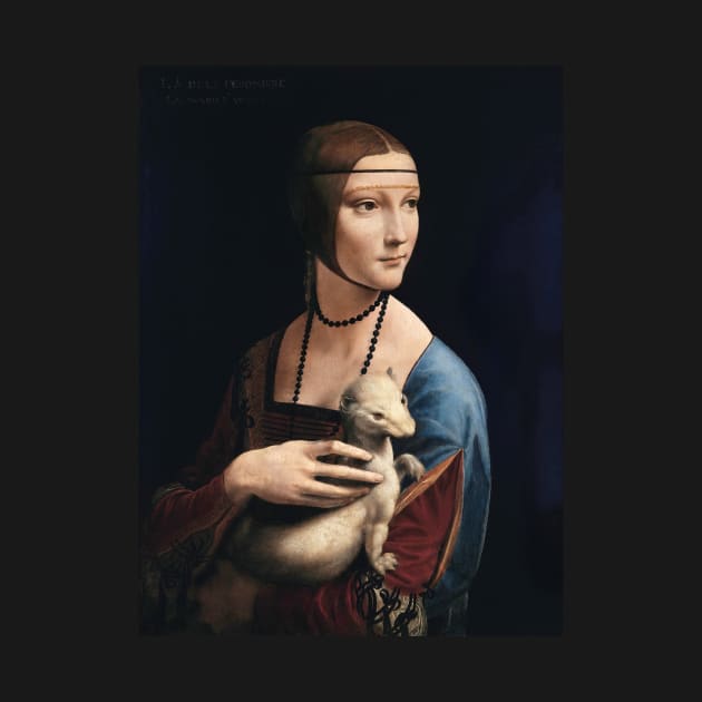 Lady with an Ermine by Leonardo Da Vinci by MurellosArt