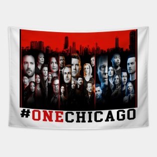 One Chicago Bleached Chicago Fire Tapestry