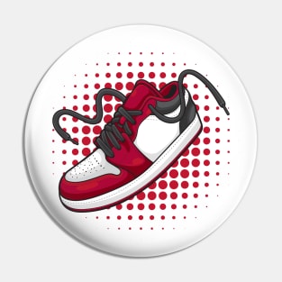 AJ 1 Reverse Black Toe Sneaker Pin