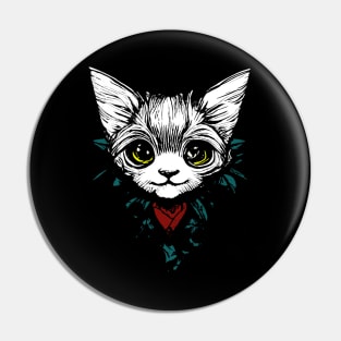 Kitten Tattoo Pin