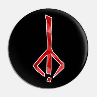 Bloodborne - Hunter Rune (Polygonal with white outline) Pin