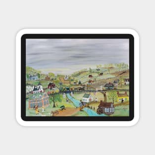 grandma moses Magnet