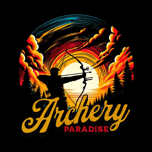 Archery Paradise Design by Miami Neon Designs