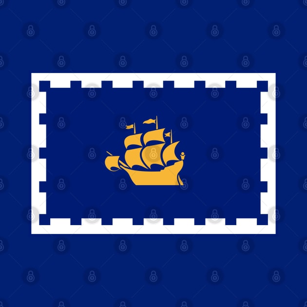 Flag of Quebec City by brigadeiro