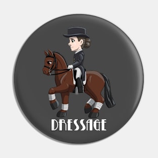 Cute Little Dressage Rider Pin