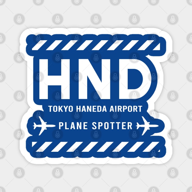 HND Plane Spotter | Gift Magnet by ProPlaneSpotter