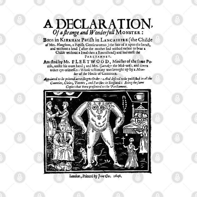 17th Century Horrorabilia Woodcut Design by CultOfRomance