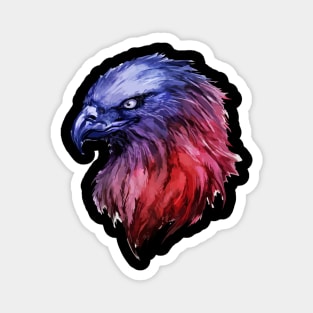 Head Eagle Art Magnet