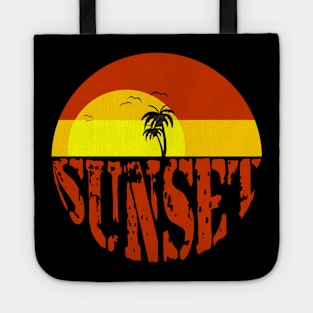 Beautiful Sunset Illustration Tote