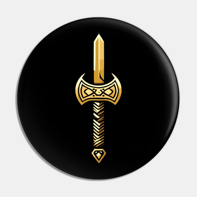 Viking sword Pin by RORO-ZORO