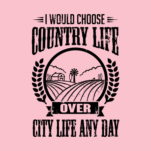 I would choose country life any day (black) by nektarinchen
