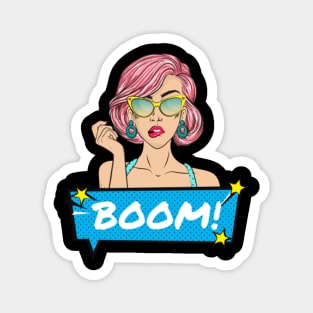 Boom girl shirts Magnet