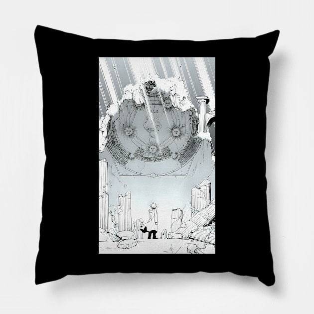 fma boy Pillow by theblack futur