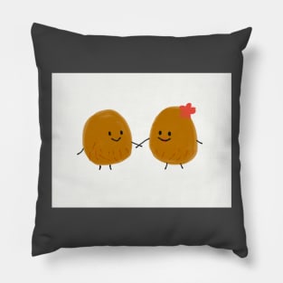 Coconut Couple Pillow