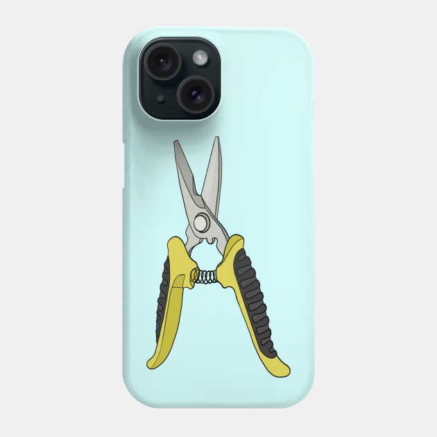 A Yellow Pliers Phone Case by DiegoCarvalho