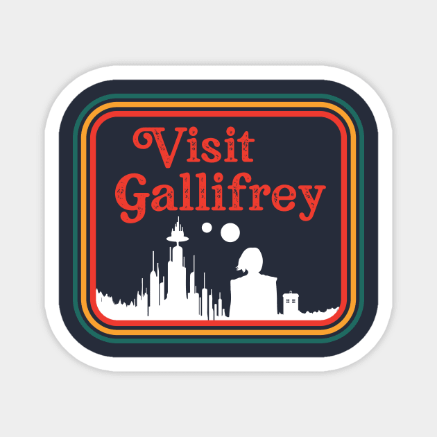 Visit Gallifrey Magnet by WMKDesign