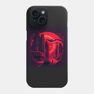 80s Cyberpunk Night City Phone Case