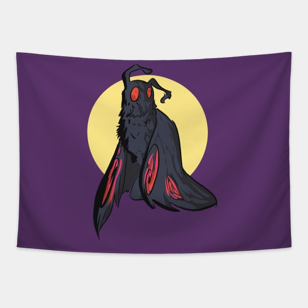 mothman Tapestry by inkpocket