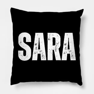 Sara Name Gift Birthday Holiday Anniversary Pillow