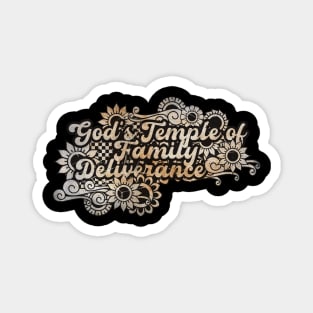 God's Temple of Family Deliverance Magnet