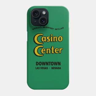 Retro Vintage Casino Center Downtown Las Vegas Phone Case