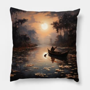 Mysterious rain forest Pillow