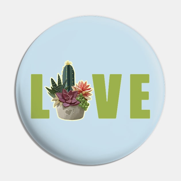 Plant Love Pin by squidex