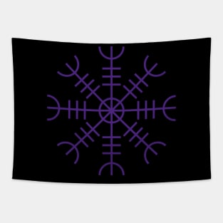 Helm of Awe Purple Tapestry