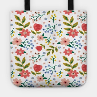 Cute Flowers Pattern, Happy Mothers Day Gifts Tote