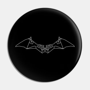 The Bat Man Logo (Transparent) Pin