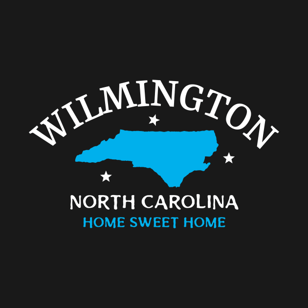 Wilmington, North Carolina Hometown by Mountain Morning Graphics